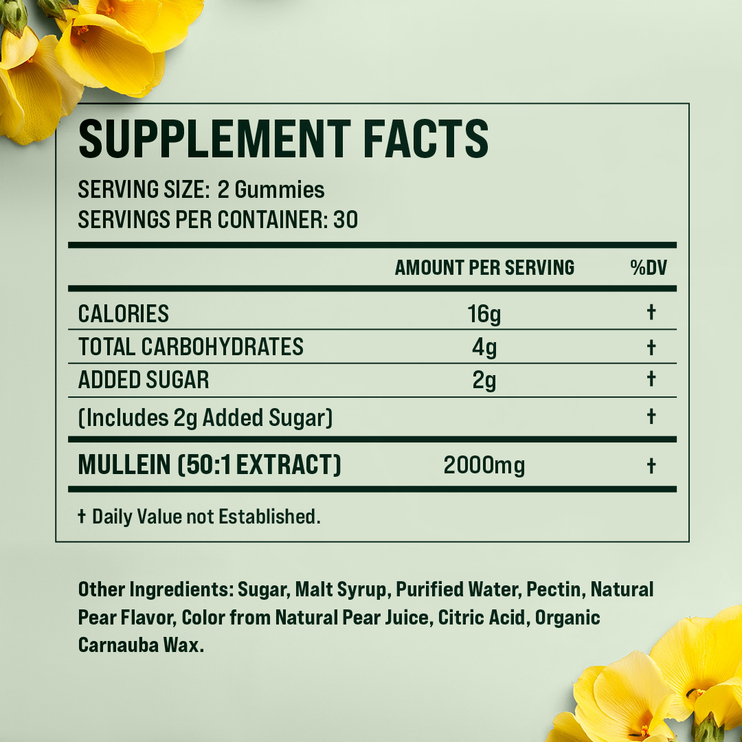 LungPurity® Mullein Gummies
