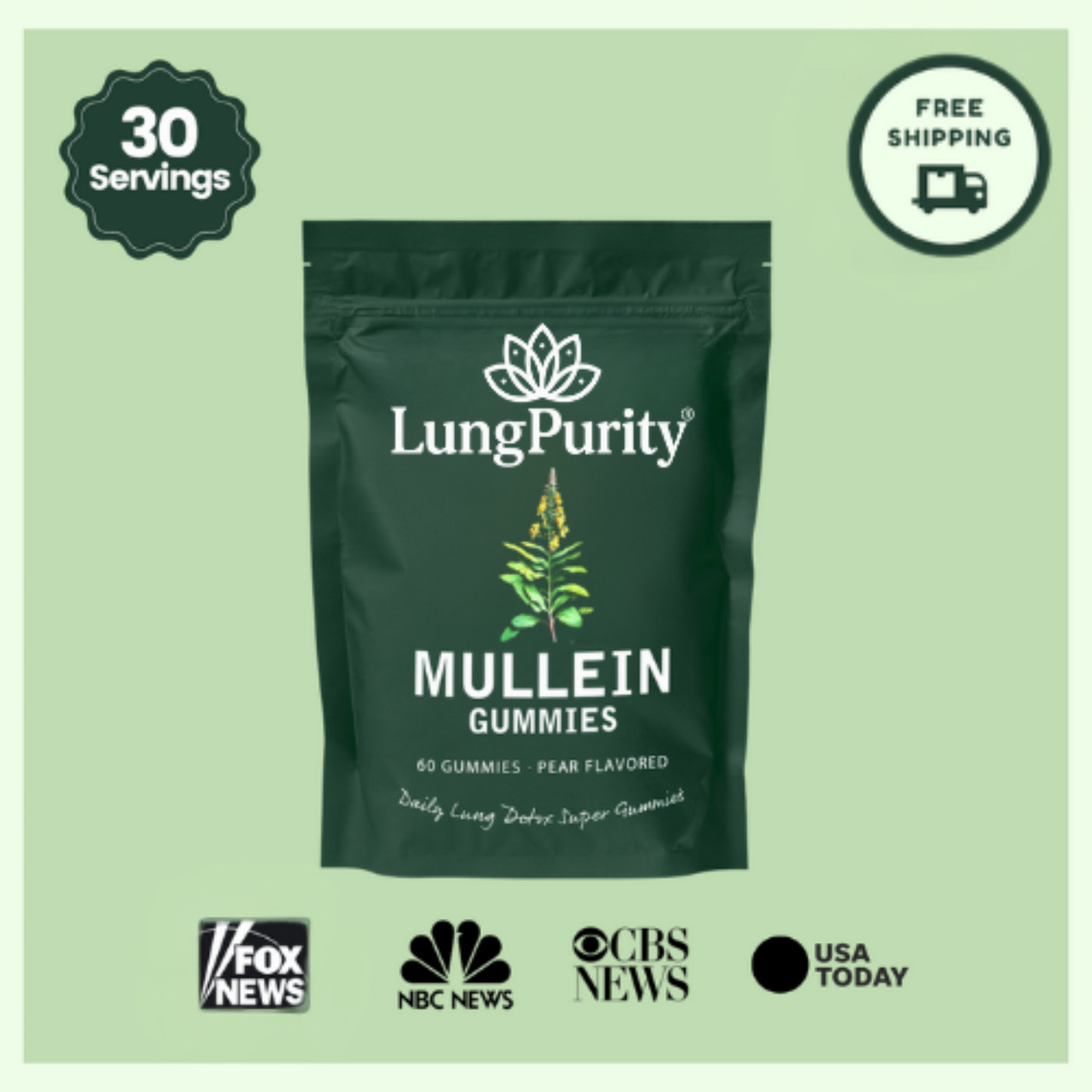 LungPurity® Mullein Gummies